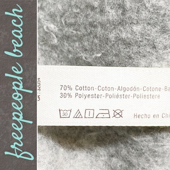 FREE PEOPLE BEACH Sleeveless Fleece Lined Cowl Neck Sweater Dress, Size XS - Picture 7 of 9